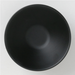 Black Japanese Melamine Dinnerware Noodle Bowl Unique Salad Bowl for Restaurant Camping Plastic Customized Logo CLASSIC Polished