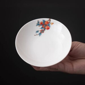 Modern Design Plastic Serving Bowl Good Quality Eco-Friendly Sustainable Polished Pedestal Snack Melamine Bowl for Camping