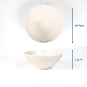 Direct Factory's Lightweight 8 Inch Melamine Bowls Customized Impact Resistant Commercial Use Bowls for Canteen Restaurant Group