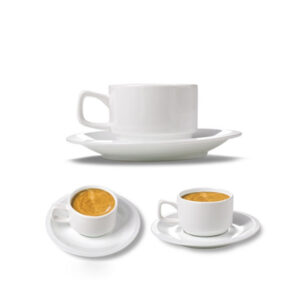 Excellent Quality Art Melamine Coffee Cup with Saucer Wholesale Factory Price for Cafe Hotel Use