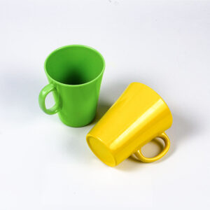 High Quality Different Color Stylish Yellow Green Melamine Cup