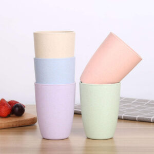 Multi Color Melamine Cups Direct Factory Customized Melamine & Bamboo A5 Plastic Customized Logo Mugs Plastic Mug Modern