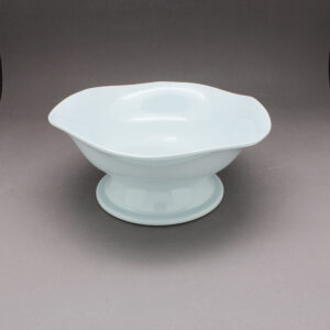 Wholesale Scallop Shape Melamine Dinnerware Lotus Salad Bowl with Stand Unique Design and Eco-Friendly Customized Technique