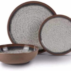 Print Layout Customized Color Bowl and Plate Set Melamine Dinnerware 12 Piece Melamine (Plastic) Dinner Picnicware Set