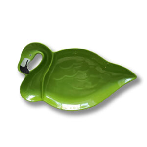 Unbreakable Eco-Friendly Melamine Fruit Plate Luxury Flamingo Dinner Plates Restaurants Light Tableware Sets Customizable