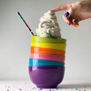 DongYu Nice Quality Custom logo Ramen Bowl Durable Melamine Salad Bowl Multicolour Design Melamine Big Bowl