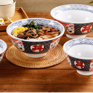 Wholesale 8.5 Inch Modern Design Thick Melamine Sustainable Restaurant Dinnerware Disposable Ramen Bowl
