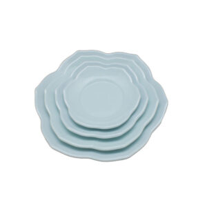 High End Light Green Jade Series Melamine Tableware Luxury Melamine Dinner Plate with Wholesale Price