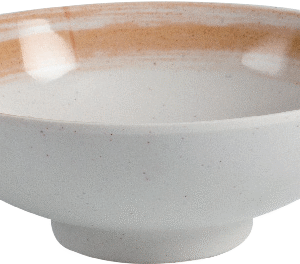 8.2" Melamine Noodles Bowl- Coffee Thread Series Durable Serving Plate for Kitchen, Party, Dining &Catering