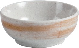 4.7" Melamine Bowl- Coffee Thread Series Durable Serving Plate for Kitchen, Party, Dining &Catering