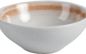 5.3" Melamine Bowl- Coffee Thread Series Durable Serving Plate for Kitchen, Party, Dining &Catering