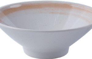 7" Melamine Bowl- Coffee Thread Series Durable Serving Plate for Kitchen, Party, Dining &Catering