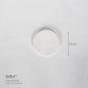 High Quality Melamine Small Size 4“ White flat plate