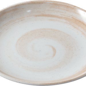 7" Melamine Plate- Coffee Thread Series Durable Serving Plate for Kitchen, Party, Dining &Catering