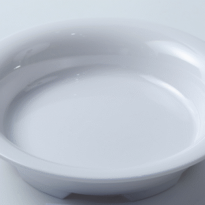 8" & 10" Melamine Deep Bowl - Durable White Serving Bowl for Restaurant & Home Use