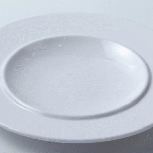 Premium White Deep Plate - 10" & 12" Sizes for Elegant Dining & Serving