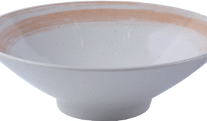 8.7" Melamine Bowl- Coffee Thread Series Durable Serving Plate for Kitchen, Party, Dining &Catering