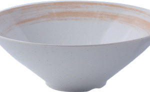 10" Melamine Bowl- Coffee Thread Series Durable Serving Plate for Kitchen, Party, Dining &Catering