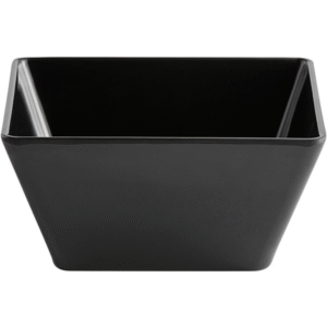 Customized Modern Vintage Design Square Melamine Bowl Elegant Bright Surface Food Mixing Salads for Plastic Polished