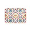 Fifteen-inch catering melamine tray in Turkish mosaic for hotel buffet and wedding banquet