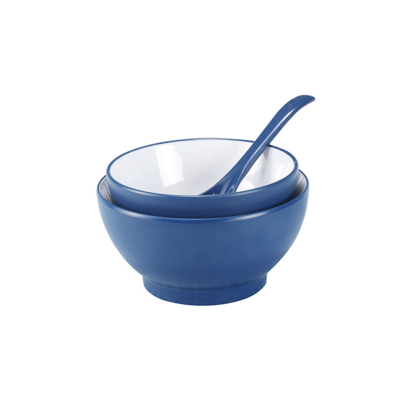 Factory Custom Reusable Salad Melamine Bowl Set with Handle Modern Plastic Mixing Bowl for Dinnerware and Household Tableware